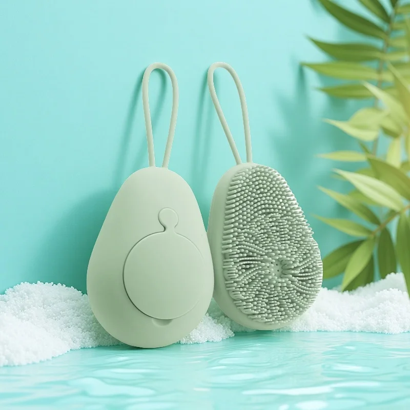 Dry Brush Body - 1pc Silicone Body Scrubber Exfoliating Body