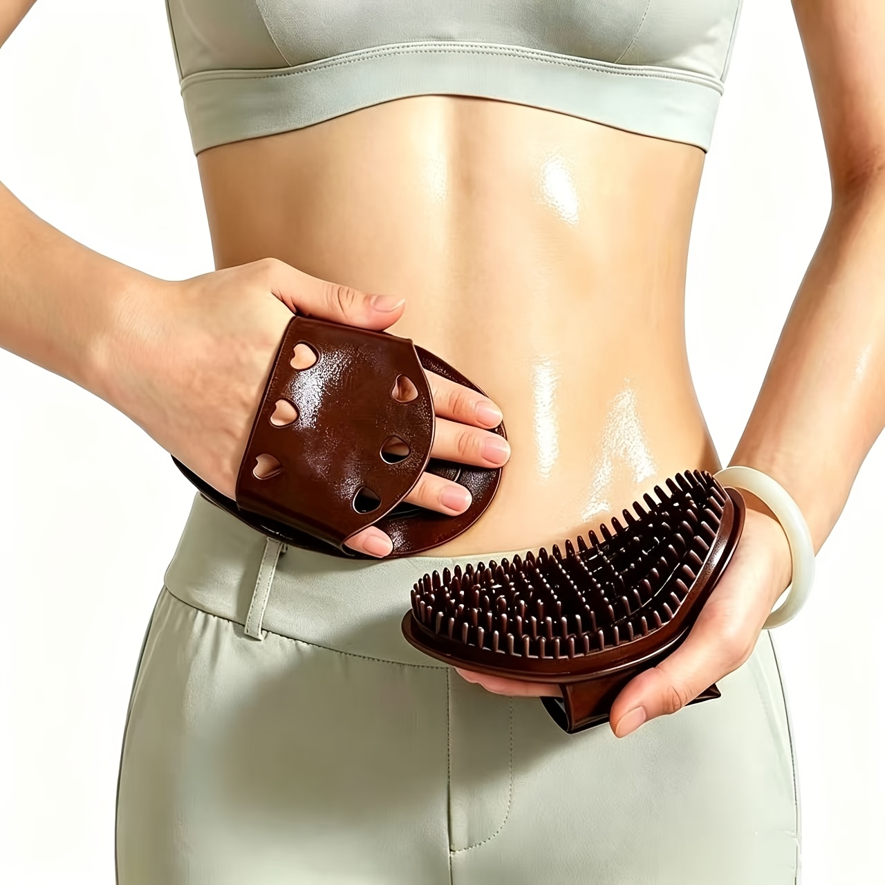 1 Set  Massage Brush Set - Mer - Dry Brush Body recension och pris