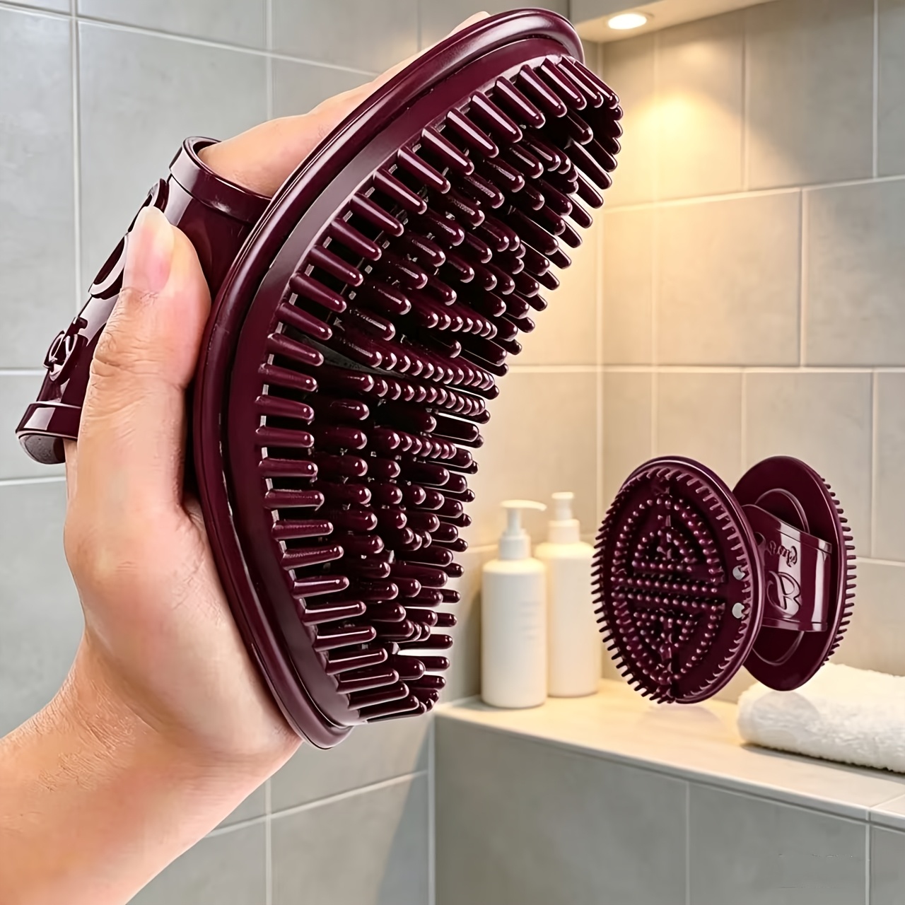 1 Set  Massage Brush Set - Mer - Dry Brush Body recension och pris