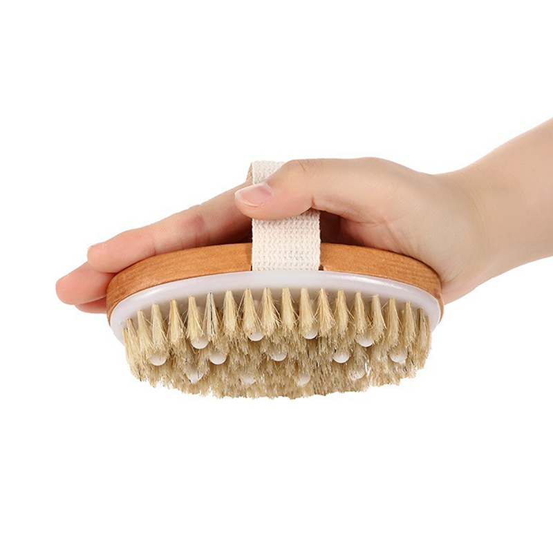 1Pcs Exfoliating Wooden Body M - Dry Brush Body recension och pris