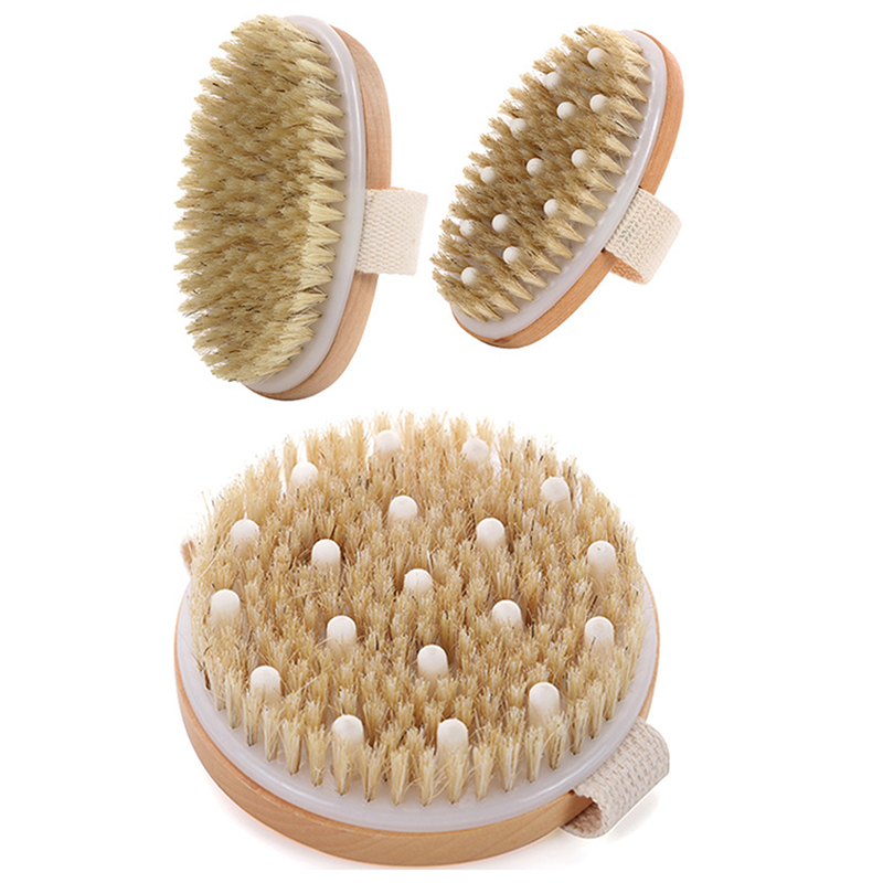 1Pcs Exfoliating Wooden Body M - Dry Brush Body recension och pris