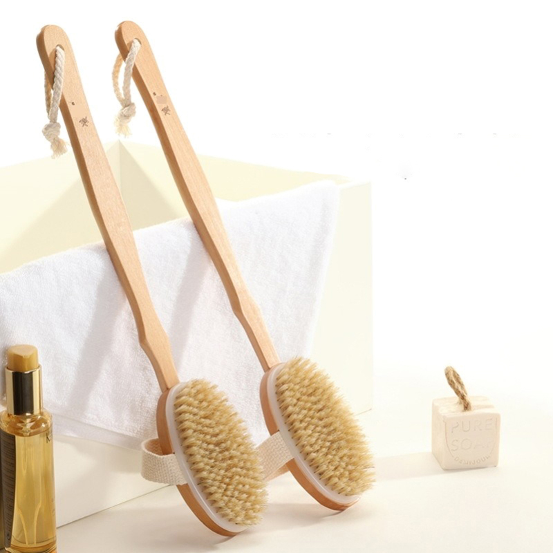 Bathroom Body Brushes Long Han - Dry Brush Body recension och pris
