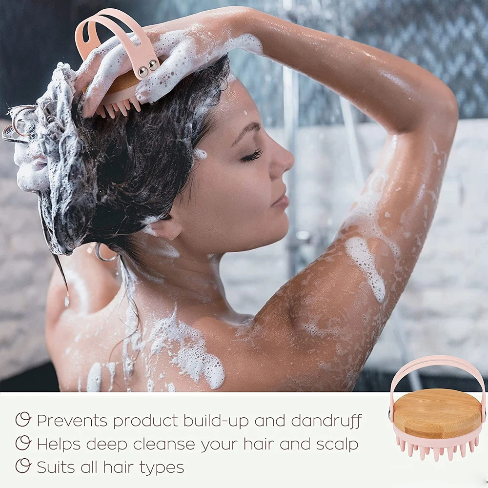 New Scalp Massager Shampoo Bru - Dry Brush Body recension och pris