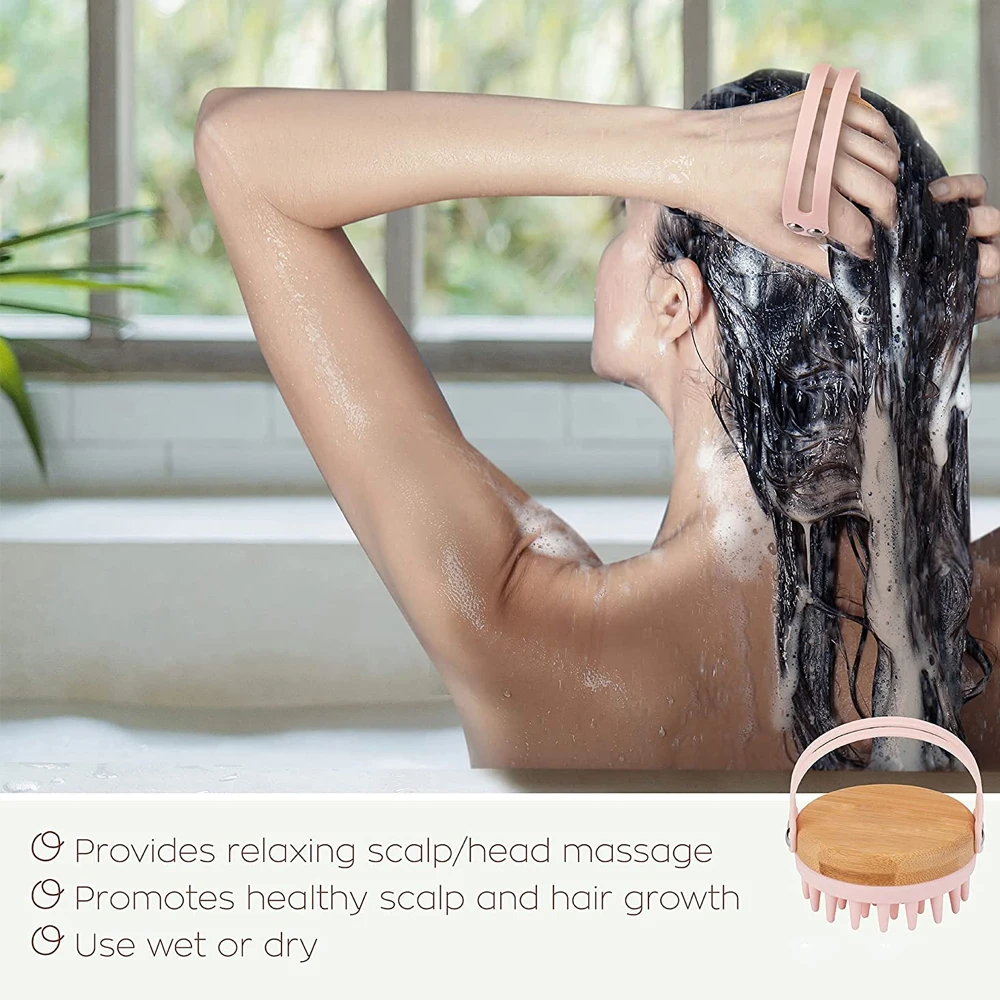 New Scalp Massager Shampoo Bru - Dry Brush Body recension och pris