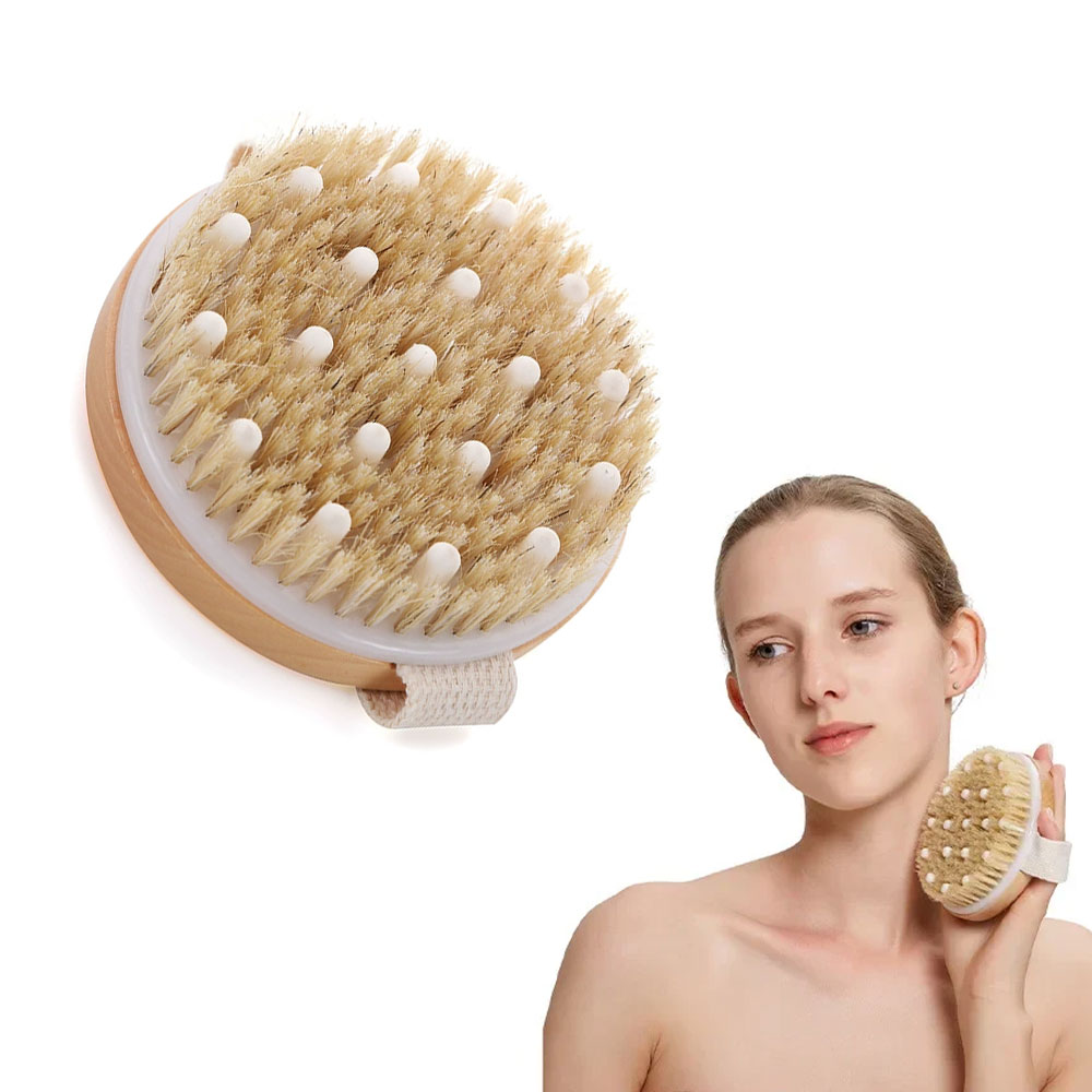 2 In 1 Dry Skin Body Brush Nat - Dry Brush Body recension och pris