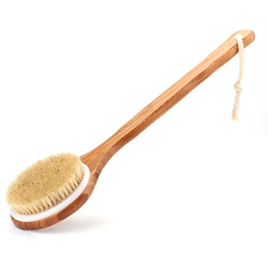 Shower Brush with Natural Bris - Dry Brush Body recension och pris