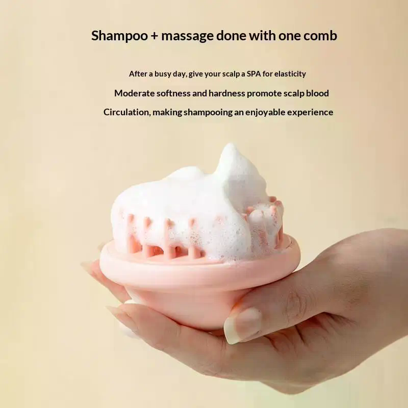 Shampoo Scalp Hair Massager He - Dry Brush Body recension och pris