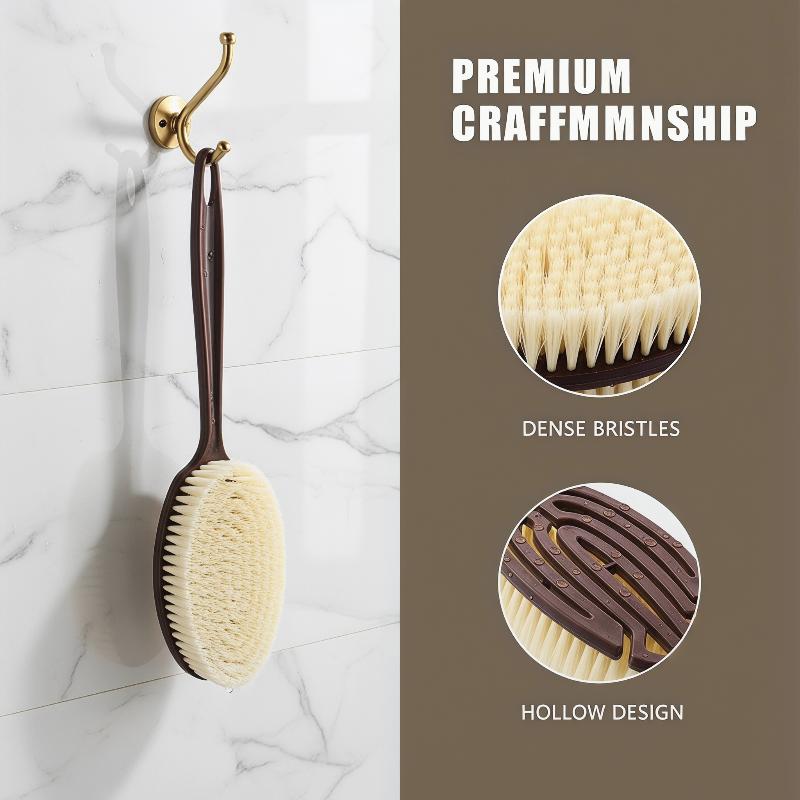 Body Massage Brush 2 In 1 Long - Dry Brush Body recension och pris