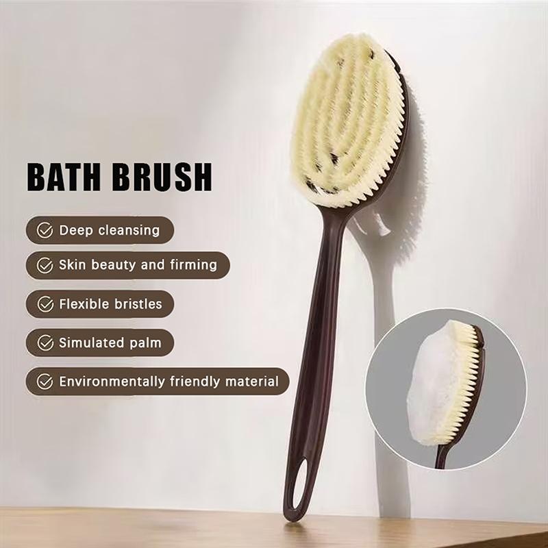 Body Massage Brush 2 In 1 Long - Dry Brush Body recension och pris