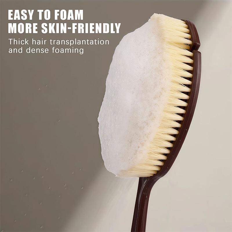 Body Massage Brush 2 In 1 Long - Dry Brush Body recension och pris