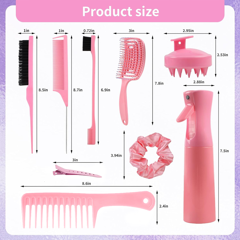 11 pcs Hair Brush Set, Detangl - Dry Brush Body recension och pris